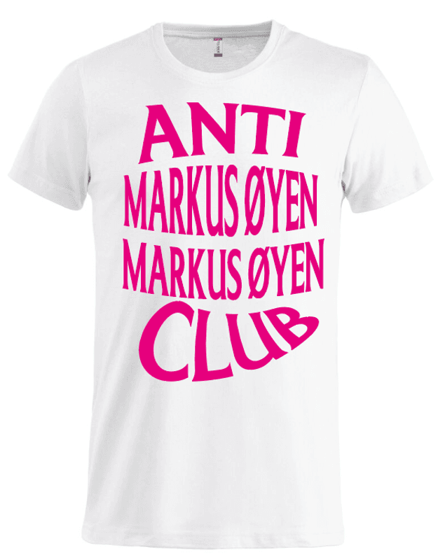 ANTI Øyen CLUB T-Shirt Hvit